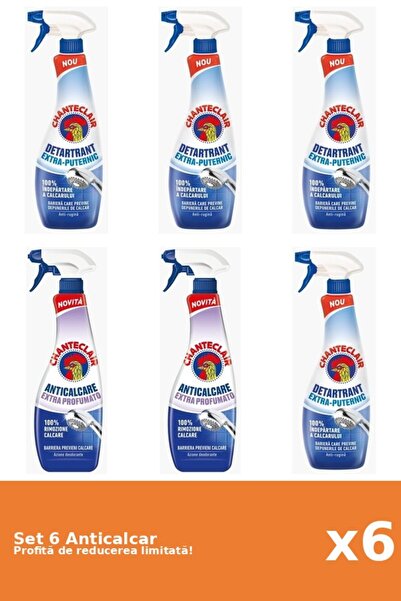 Chanteclair Set 6 Anticalcar Chanteclair: 4xPuternic, 2xParfumat