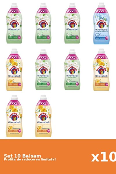 Chanteclair Set 10 Balsam Chanteclair: 5xMosc Alb, 1xLotus, 4xPortocale