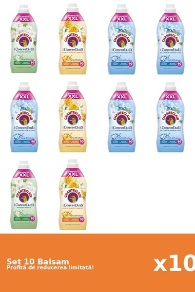 Chanteclair Set of 10 Chanteclair Balms: 2xWhite Musk, 3xOrange, 5xLotus