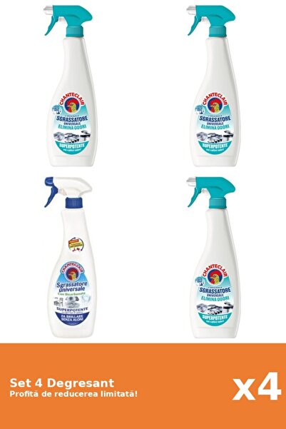 Chanteclair Set 4 Degresant Chanteclair: 3xAntiMiros, 1xBicarbonat