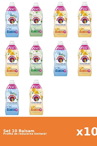 Chanteclair Set 10 Chanteclair Balm: 3xLotus, 2xWhite Musk, 5xOrange