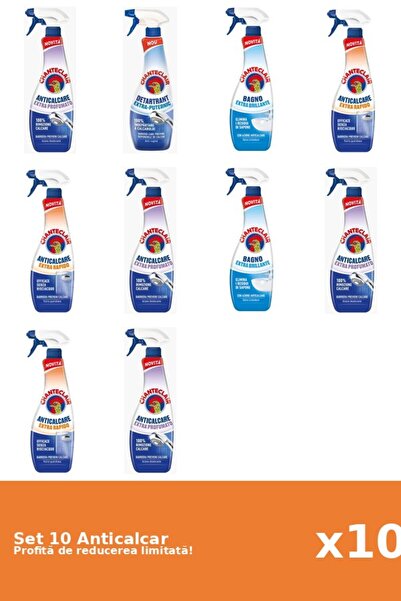Chanteclair Set of 10 Chanteclair Anti-limescale: 4xScented, 1xStrong, 2xClas...
