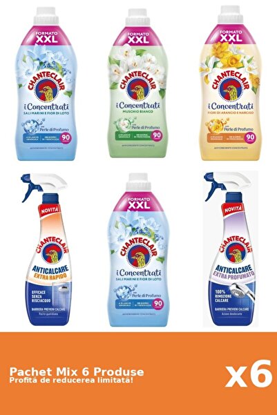 Chanteclair Set of 6 Chanteclair Mix: 4 Conditioner, 2 Anti-limescale