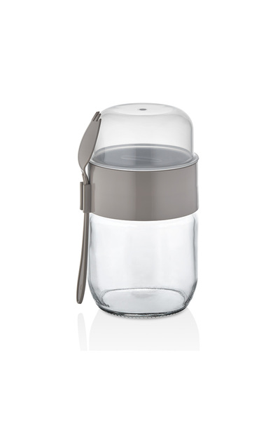 YAZICI Portable Yogurt Container with Glass Jar 425 ml + 200 ml – Bpa-Free Di...