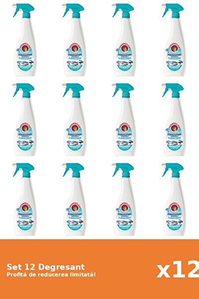 Chanteclair Set of 12 Anti-Odor Degreaser, 600 ml