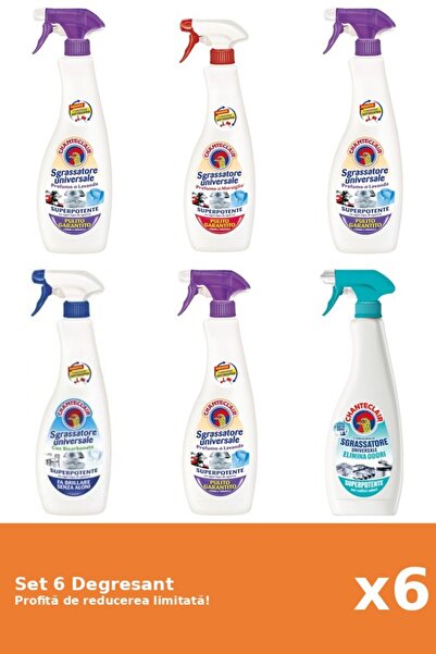 Chanteclair Set 6 Degresant Chanteclair: 2xLavanda, 1xMarsilia, 1xMosc Alb, 1...