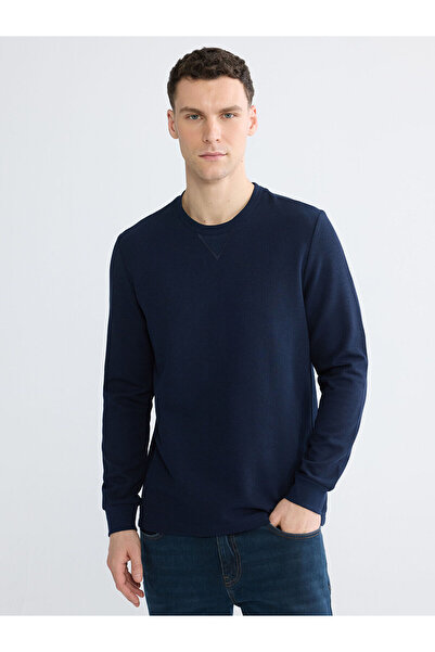 LC Waikiki Vizyon Noul sezon guler rotund Swea pentru bărbați tricou