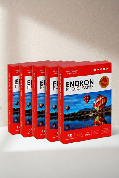 Endron photopaper Endron Фотопапір 13x18 см (5R) Глянцевий 5-пакетний фотопап...