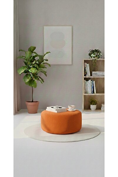 GÜLEŞ HOME YUVARLAK 55CM PUF SALON DİNLENME PUFU