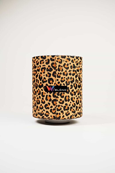 W/Blond Leopar Desenli Termal Kuaför Folyosu