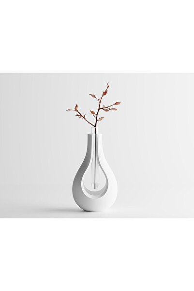 Sani Βάζο "Elysiar Vase" 93x90xΥ157mm - Λευκό