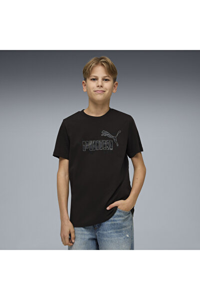 Puma Tricou Essentials Camo pentru tineri