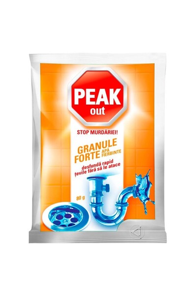 Peak WC Set 12 x Plicuri Granule Forte Desfundat Tevi Peak Out Apa Fierbinte,...