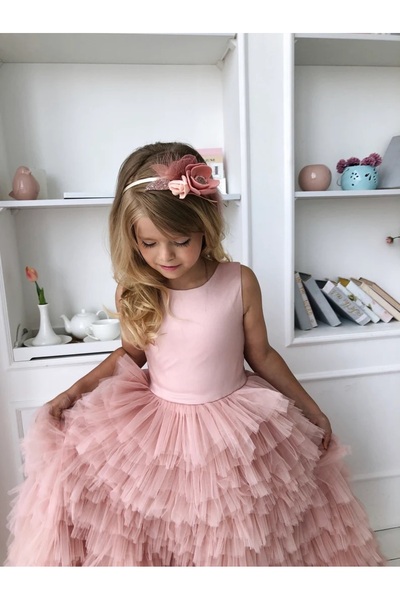 AK ROCHIE DE FATA DESIGN SPECIAL TUL CU VOLANTE SI COADA