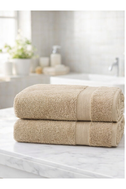 LİNDENİ HOME Bath Towel Sports Towel Hand and Face Towel 100% Cotton 2 Pieces...