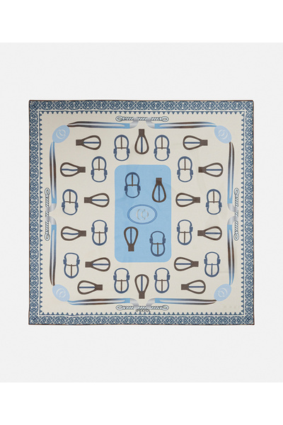 İpekyol Desenli ipek eşarp