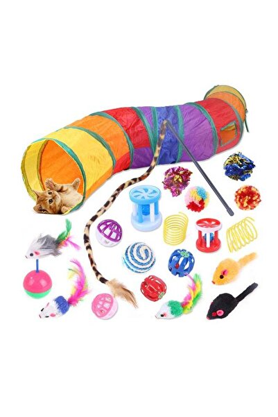 Generic مجموعة ألعاب حيوانات أليفة على شكل فأر قطيفة مكونة من 20 قطعة