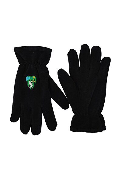 sportrun Kocaelispor Licensed Fleece Gloves Black