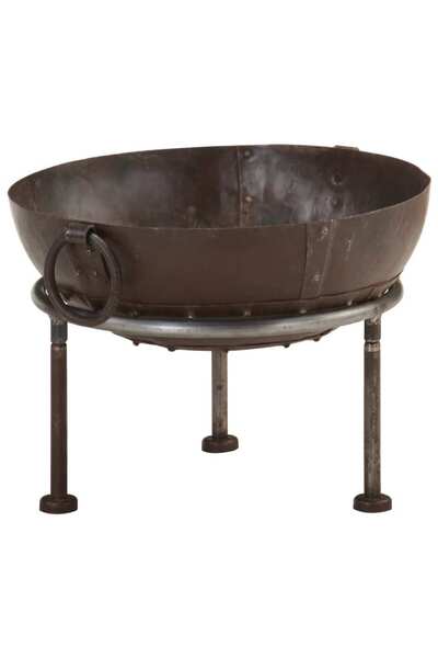 vidaxl موقد نار ريفي بقطر 40 سم مصنوع من الحديد