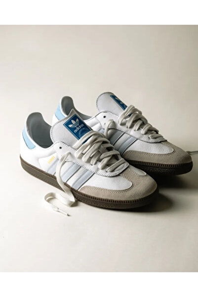 Adidas Originals SAMBA OG Core White/Halo Blue/Gum ID2055