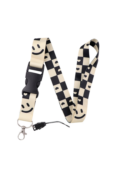 Choice 6 Gingham Check Lanyards for Keys Buckle Neck Strap ID Card Phone Stra...