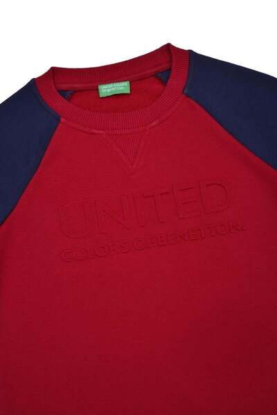 United Colors of Benetton BNT-B21607 Момчешка суитшърт червена