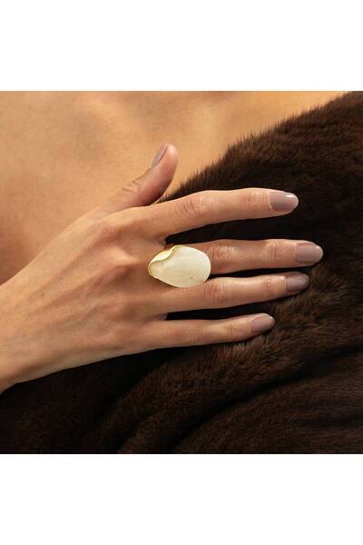 choice2 خاتم ساليركون الجديد بلون العنبر العتيق، مصنوع من راتنج أكريليك ، للن...