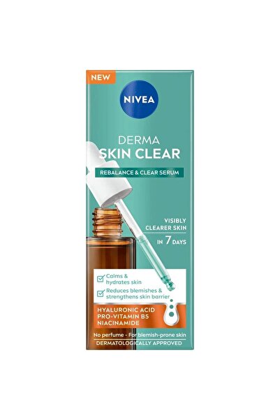NIVEA Set of 2 x Derma Clear Skin Regeneration Serum, 30 ml