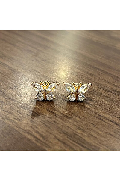 Choice1 E1746 Huitan Cute Butterfly Stud Earrings for Women Gold Color/Silver...