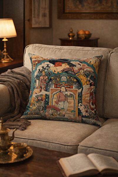 Arancione Co غطاء وسادة مزدوج الجوانب مطبوع 6AOD36