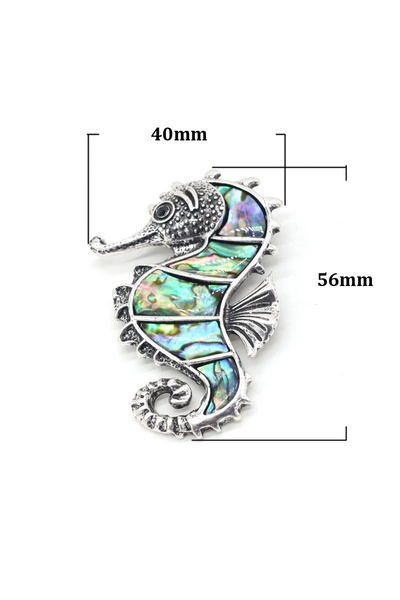 Choice abalone shell 56x40mm Natural Abalone Shell Pendant Handmade Hippo Sha...