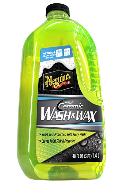 Meguiars Hibrit Seramik Wash & Wax Seramik Özlü Oto Yıkama Şampuanı & Köpüğü