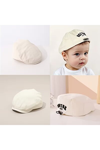 GlassySKY (1-3 Yaş) İngiliz Tarzı Çok Şık Kız/Erkek Çocuk Bere Kasket Şapka G...