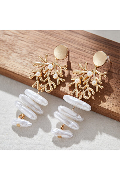 Choice WF1280-1G Europe and The United States Fashion Irregular Imitation Pea...