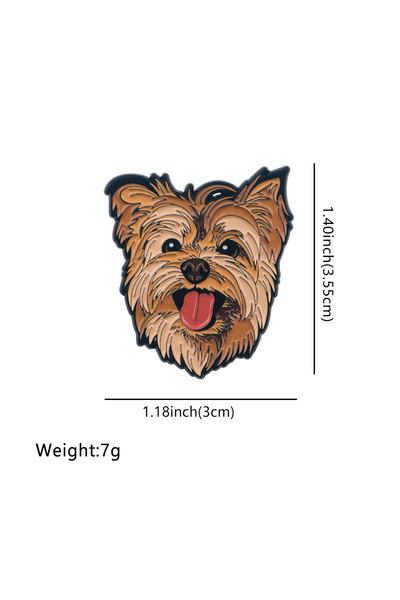 Choice 11 دبوسًا مطليًا بالمينا على شكل كلاب كرتونية لطيفة، دبابيس طية صدر ال...