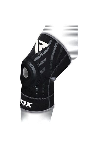 RDX Neoprene Knee Ring Pro, Gri /Negru, S/M