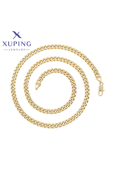 Choice 50cm Light Gold Color Xuping Jewelry New Arrival Trendy 50cm Light Gol...
