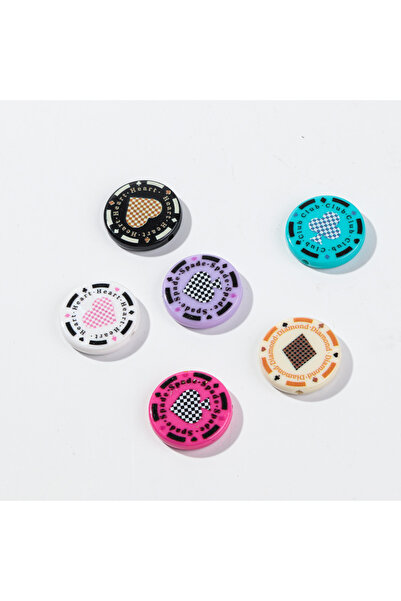 Choice9 10 قطع - 30 مم ألوان متنوعة 10 قطع/كيس خرز أكريليك ملون 30 مم على شكل...