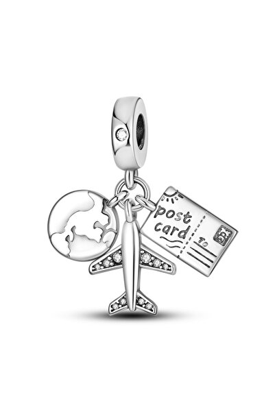 Choice KTC240 قلادة أصلية من الفضة الإسترليني عيار 925 بتصميم خرزة ساحرة، وطا...