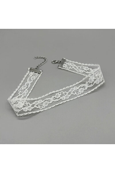 Choice white New Simple Lace Rose Flower Necklace Women's Choker Light Luxury...