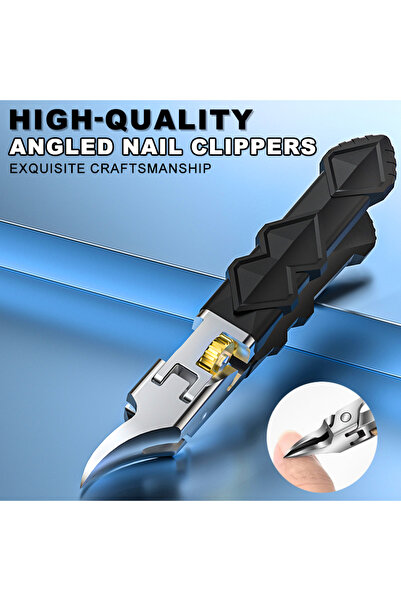 Choice black Nail clippers, ultra-sharp slanted nail clippers, household nail...