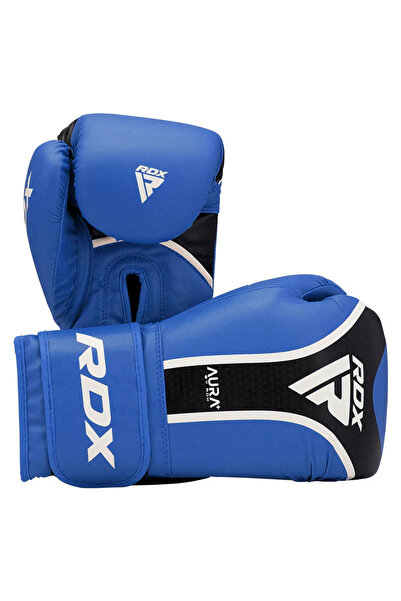 RDX Manusi box AURA PLUS T-17, Albastru/Negru, 10oz