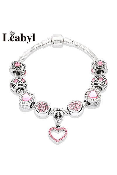 Choice 20CM (7.9 inch) Pink Heart Bracelet New Valentine's Romantic Pink Hear...