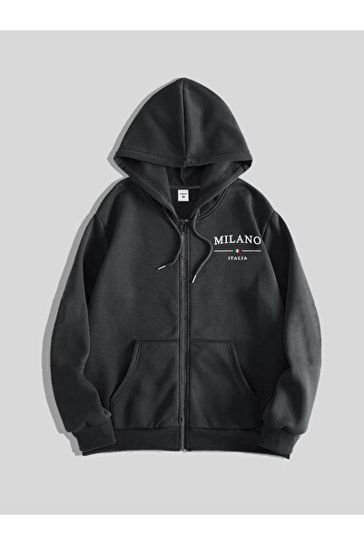 ship master cu imprimeu Hanorac unisex cu supradimensionat fermoare – bumbac ...