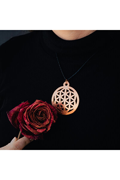 ARANA Copper Pendant Flower of Life, AranA, elegant, 99.3% purity copper