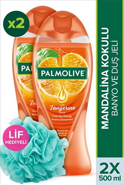 Palmolive Aroma Sensations Feel the Energy Mandalina Kokulu 2'li Duş Jeli 500...