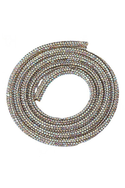 Choice AB Color 1 Meter Rhinestone Glitter Rope 3.5mm Rainbow Rhinestones Tub...