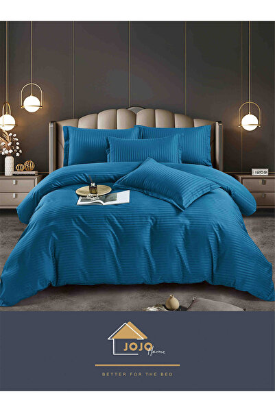 OEM Damask bed linen, bed 2 Persons, 6 Pieces.