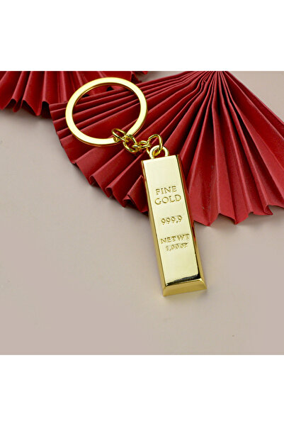 Choice 6 cm 1pc Gold Bar Keychains, Solid Gold Blocks, Simulated Gold Bricks,...