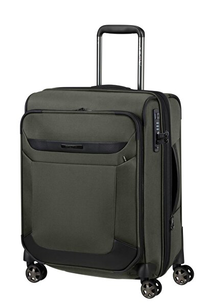 Samsonite PRO-DLX – Troller S Spinner 55 cm Expandable, Green
